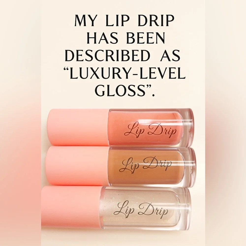 Lip Gloss Set - Pink, Brown, Nude Lip PLUMPING OIL!! “A luxe level gloss”